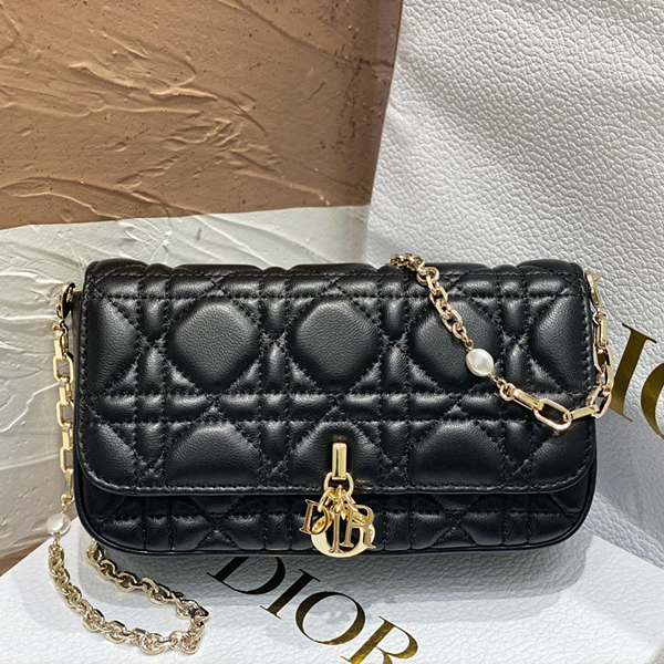 디올 LADY DIOR 휴대폰 파우치 S0977ONMJ